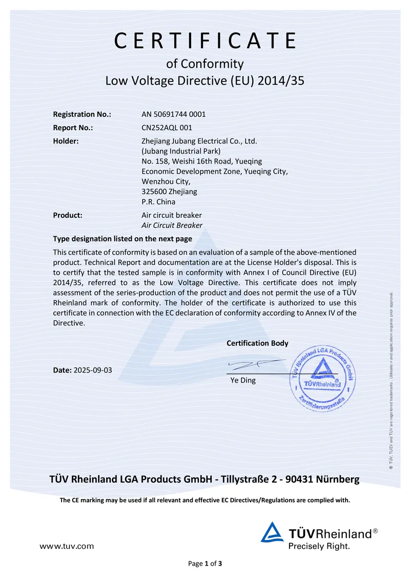 CE Certificate – GTW1-3200,GTW1-3200H