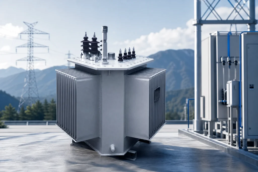 What is a Stereo rolled core oil-immersed transformer?