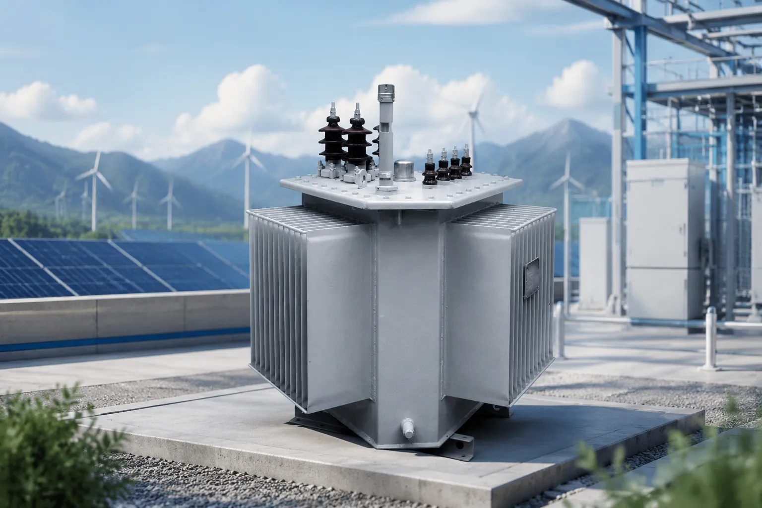 What is a three-dimensional rolled core dry type transformer?