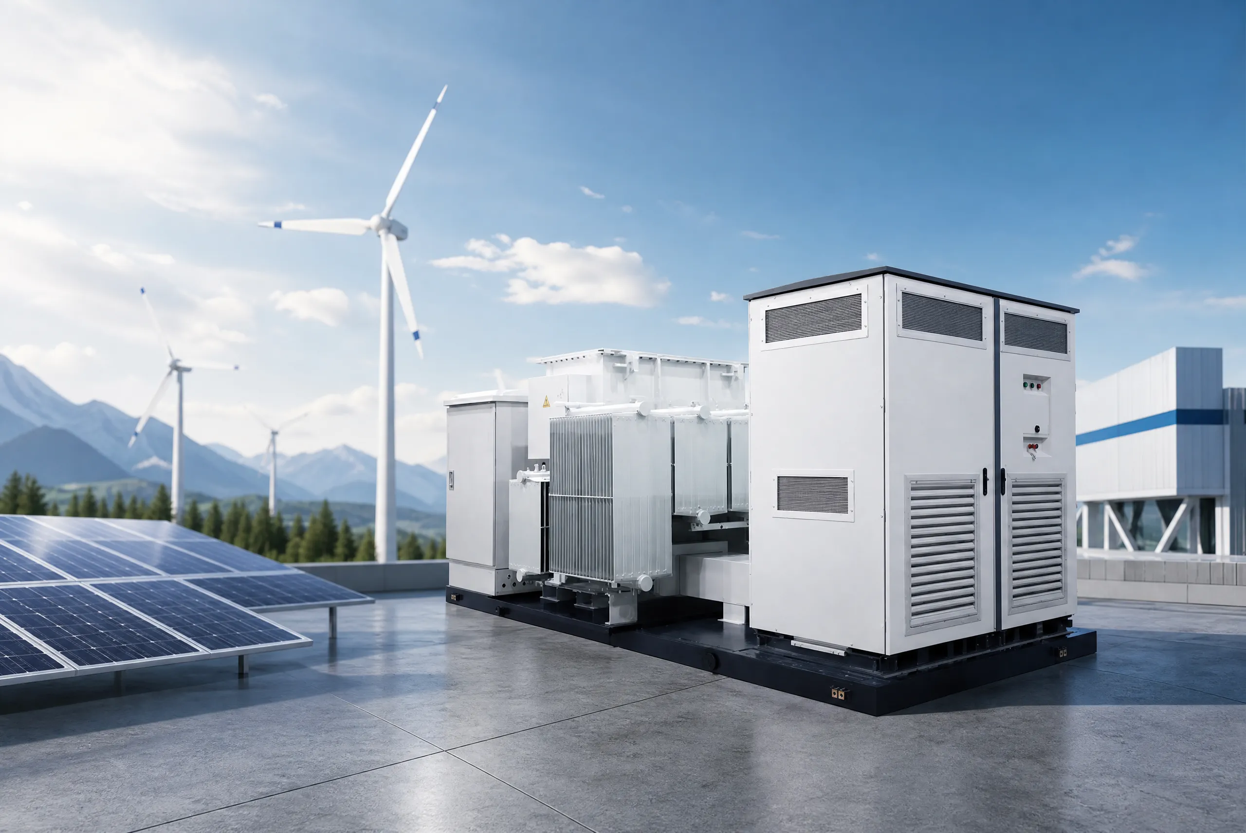 What is the purpose of the recloser substation?