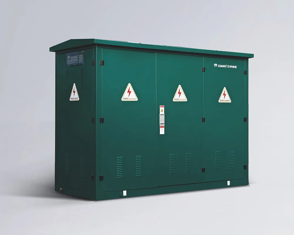 JUBANG prefabricated substation product view for controlled drawing-review inputs