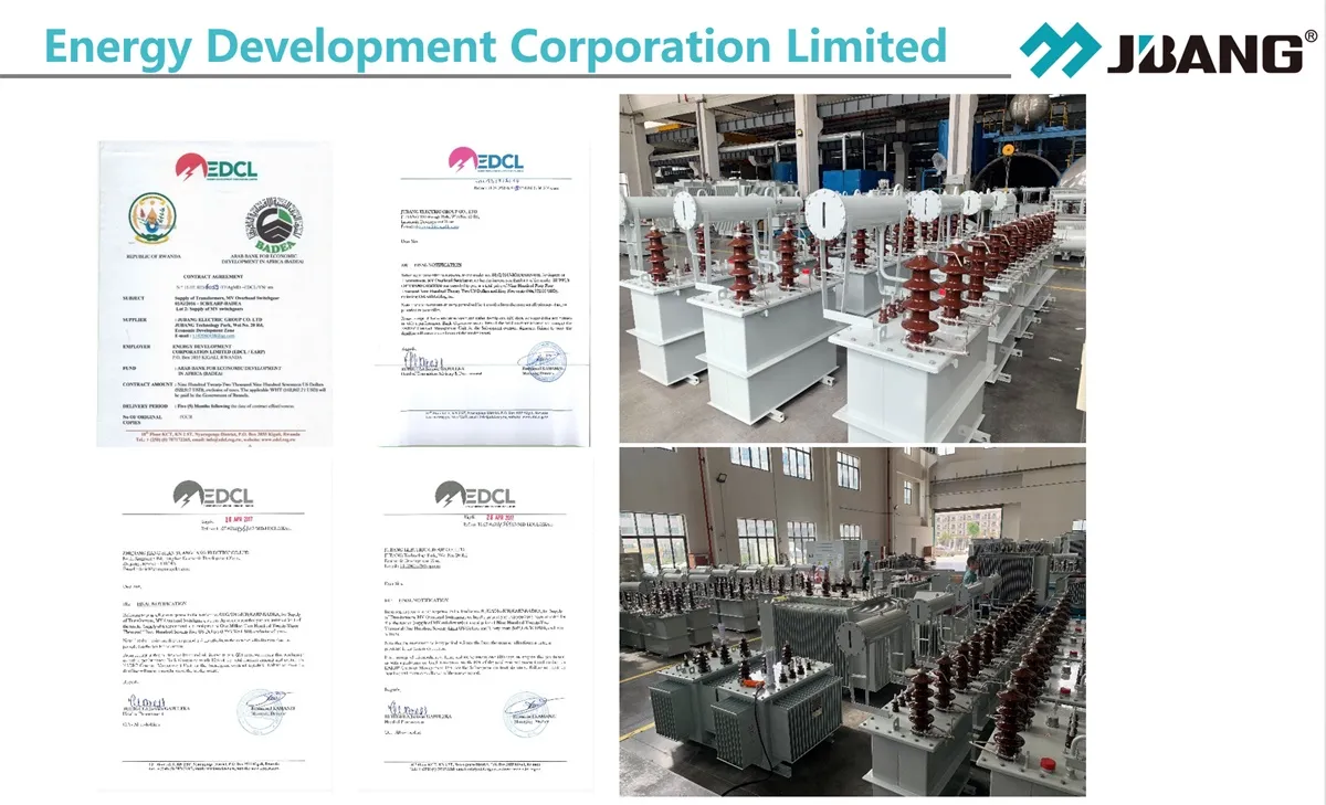 Energy Development Corporation Limited Power Transformer Project