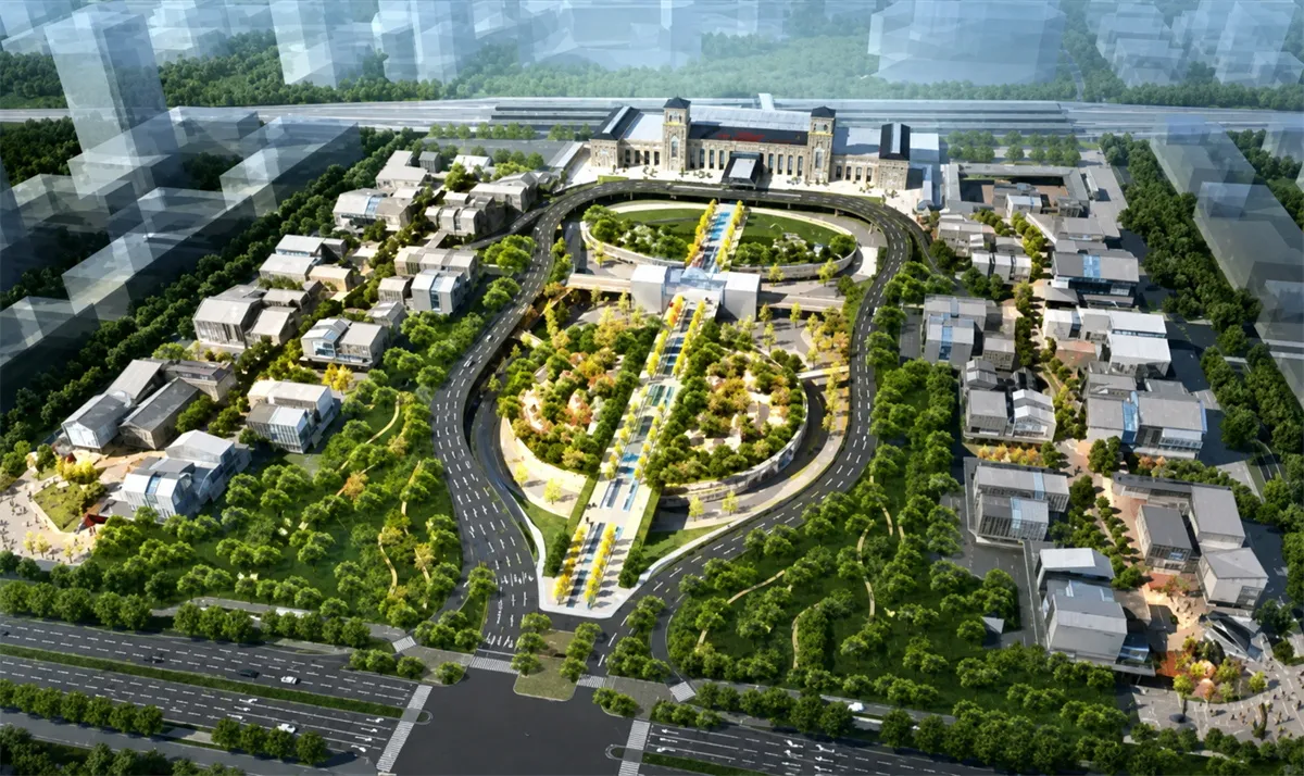 Pingtan High-Speed Rail Central Hub Station Front Square Construction Project