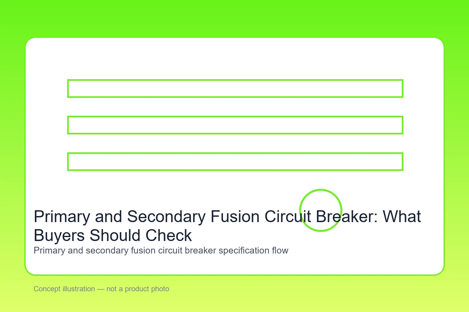 What buyers should check for fusion breaker sensors