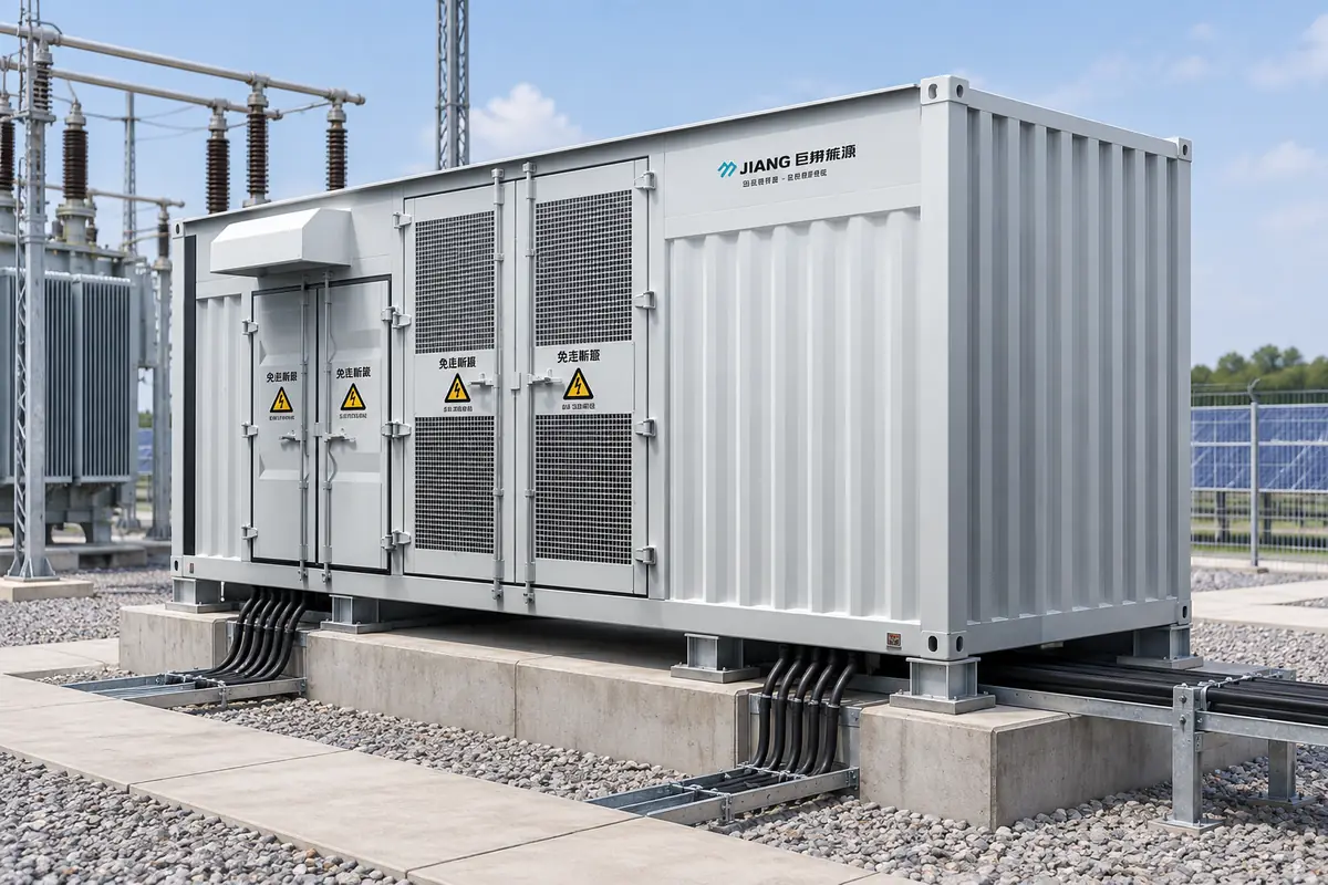 European inverter booster enclosure with cable routing and ventilation clearance