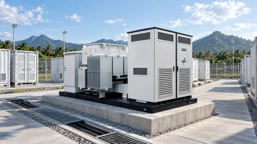 American Style Energy Storage Converter Booster: PCS Integrated Box Substation